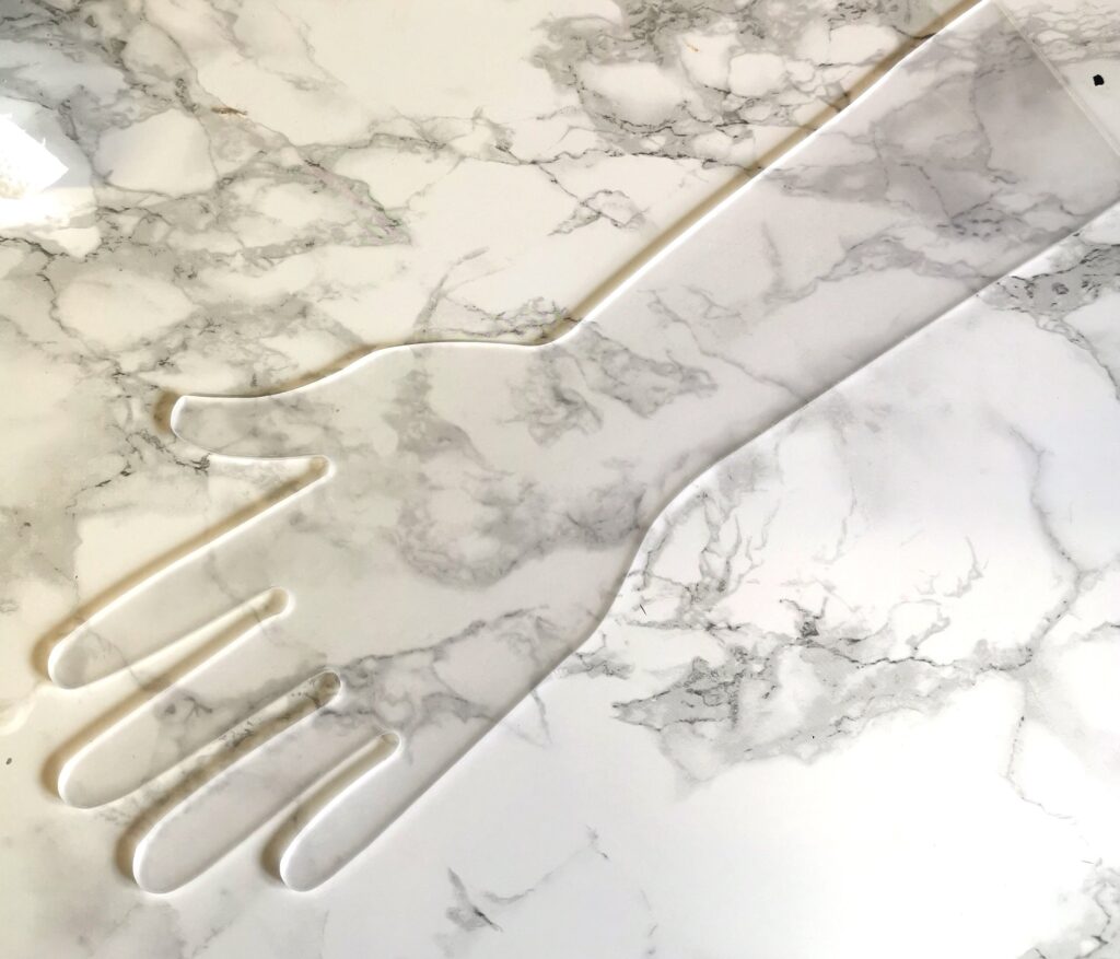 Acrylic Henna Practice Hand Javeys Bridal Hair Makeup & Henna Artist