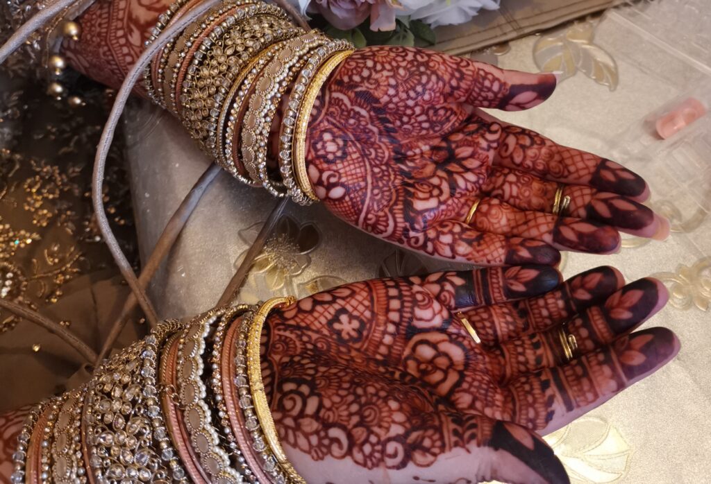 Bridal henna Colour