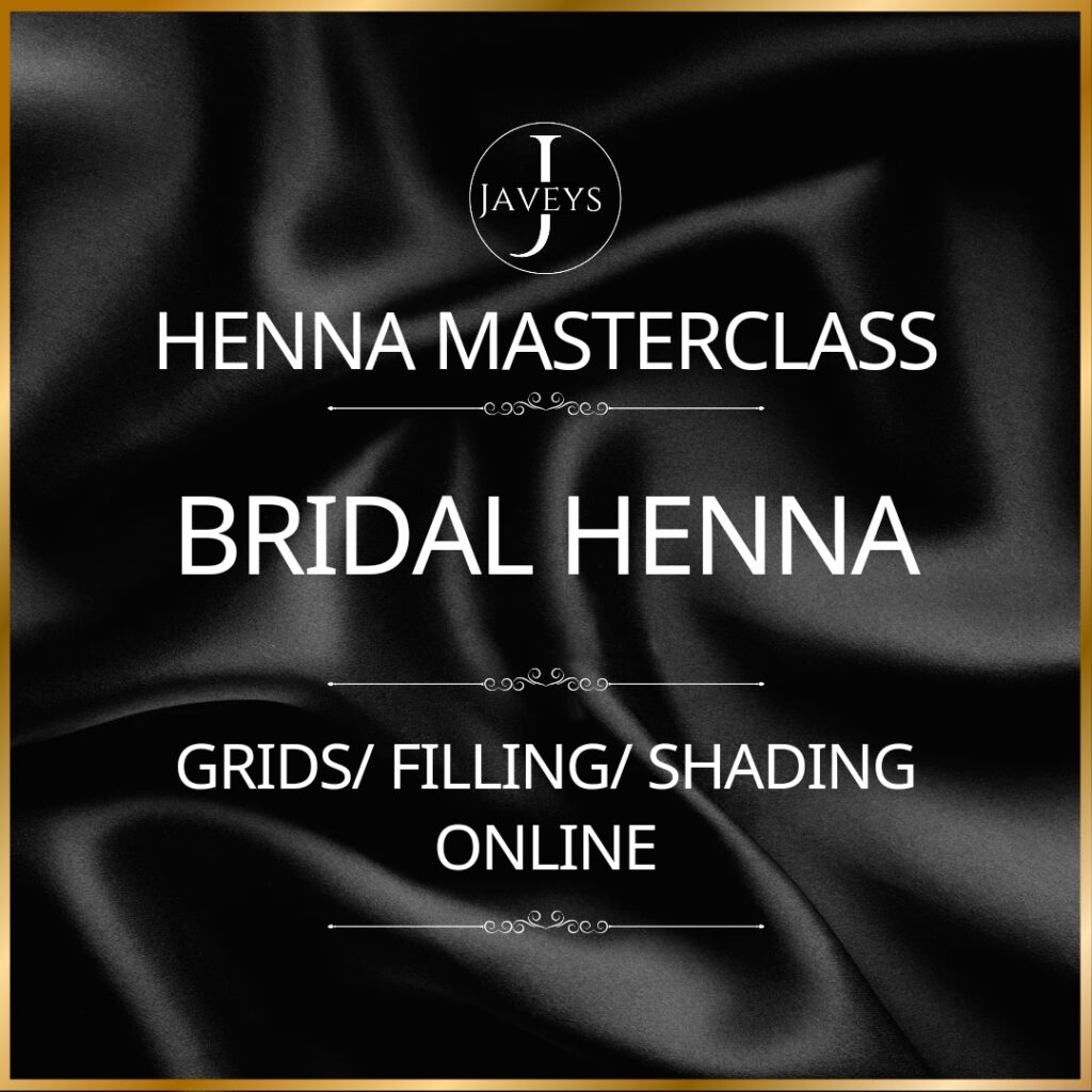 Bridal henna course grids